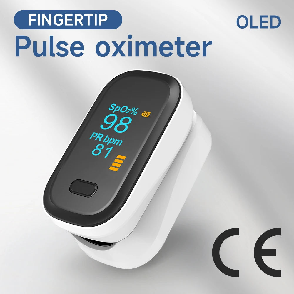 BOXYM Medical Portable Finger Pulse Oximeter blood oxygen Heart Rate Saturation Meter OLED Oximetro de dedo Saturometro Monitor